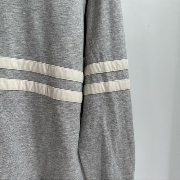 Champion Women's Size L Gray L/S Pullover Cotton Spell -Out Crop Top - Picture 7 of 7